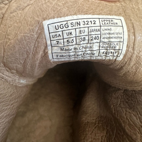 UGG Australia Brienne Beige Suede Ankle Heel Boots - Picture 10 of 10